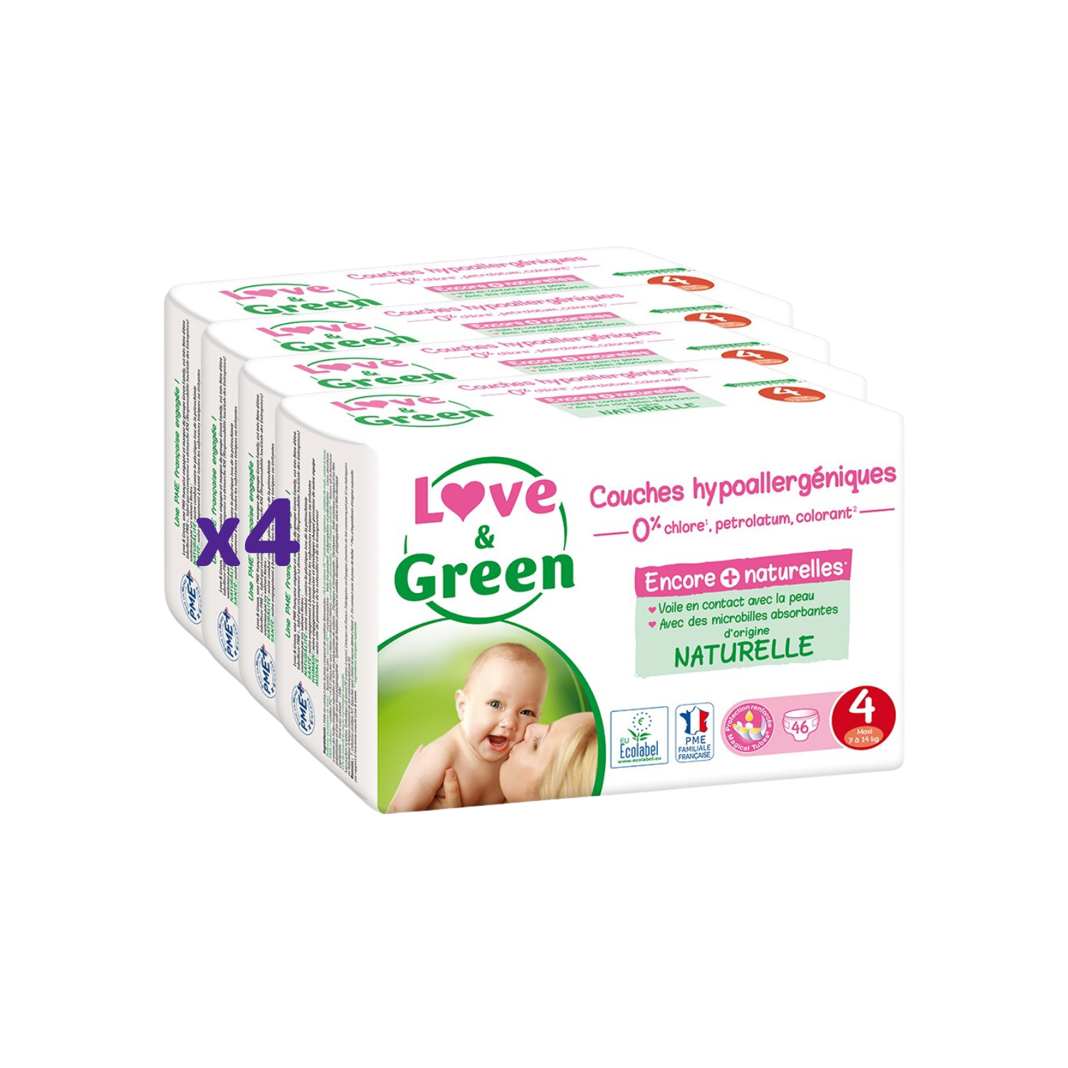 Lingette bebe love and green - Cdiscount